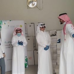 محافظ بارق و رؤساء الإدارات الحكومية يقفون على نقطة الضبط الأمني بربيعة