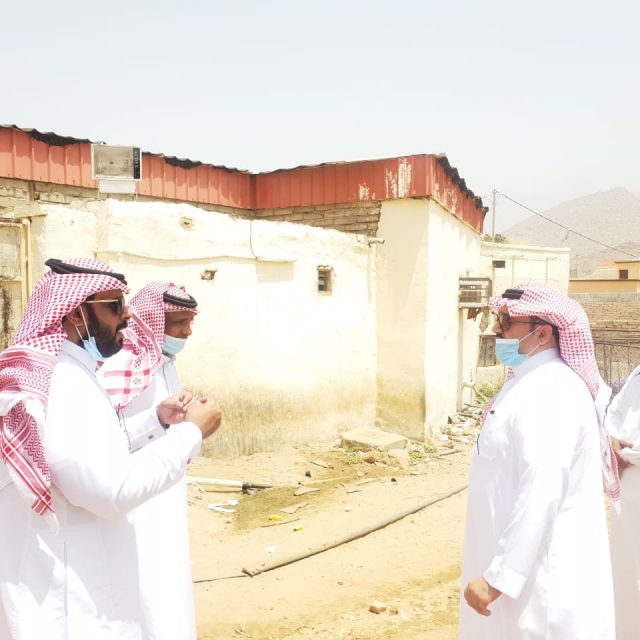 إطلاق التيار الكهربائي بملعب البلدية بمركز جمعة ربيعة