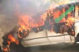 اصابة طالبة ونجاة4معلمات في تصادم ثلاثي ببحر ابو سكينة