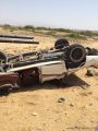 حادث انقلاب لمواطن بقرية أم الخشب بجمعة ربيعة