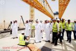 وزير النقل.يتفقد عدد من مشاريع الطرق بمنطقة الرياض