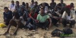 بالصور حرس الحدود بجدة يظبط قارب على متنه123شخصآ قادم من الأراضي السودانية
