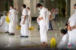 بالصور حجاج بيت الله الحرام يؤدون مناسك الحج والتزام تام بالإجراءات الإحترازية والوقائية لمنع انتشار فيروس