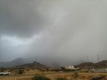 هطول أمطار متوسطة على محافظة بارق